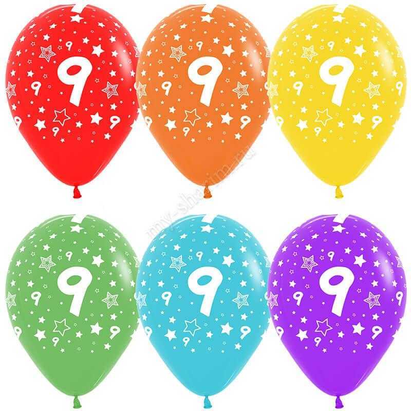 Цифра 9 (звезды) 30 см Цифра 9 (звезды) 30 см